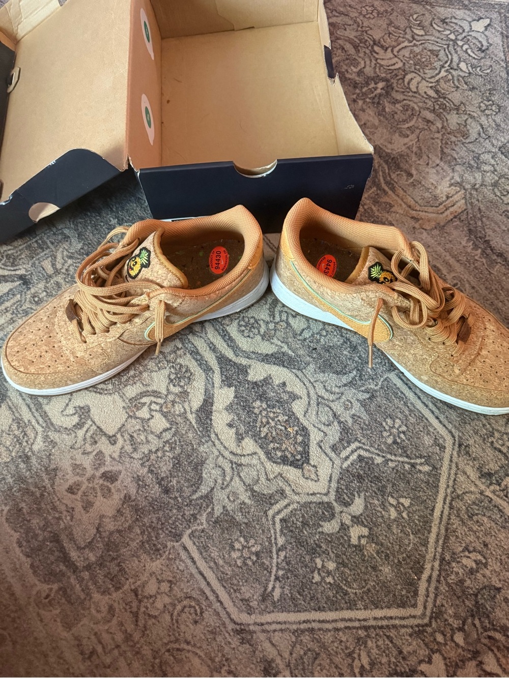 Nike Air Force 1 '07 Premium 'Happy Pineapple - Cork - Picture 3 of 7